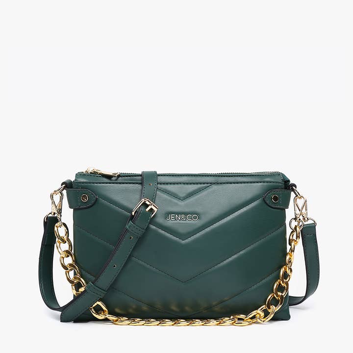 Jen & Co. – wholesale Crossbody bag – Women's – M2419 Britt Puffer Crossbody w/ Snaps9