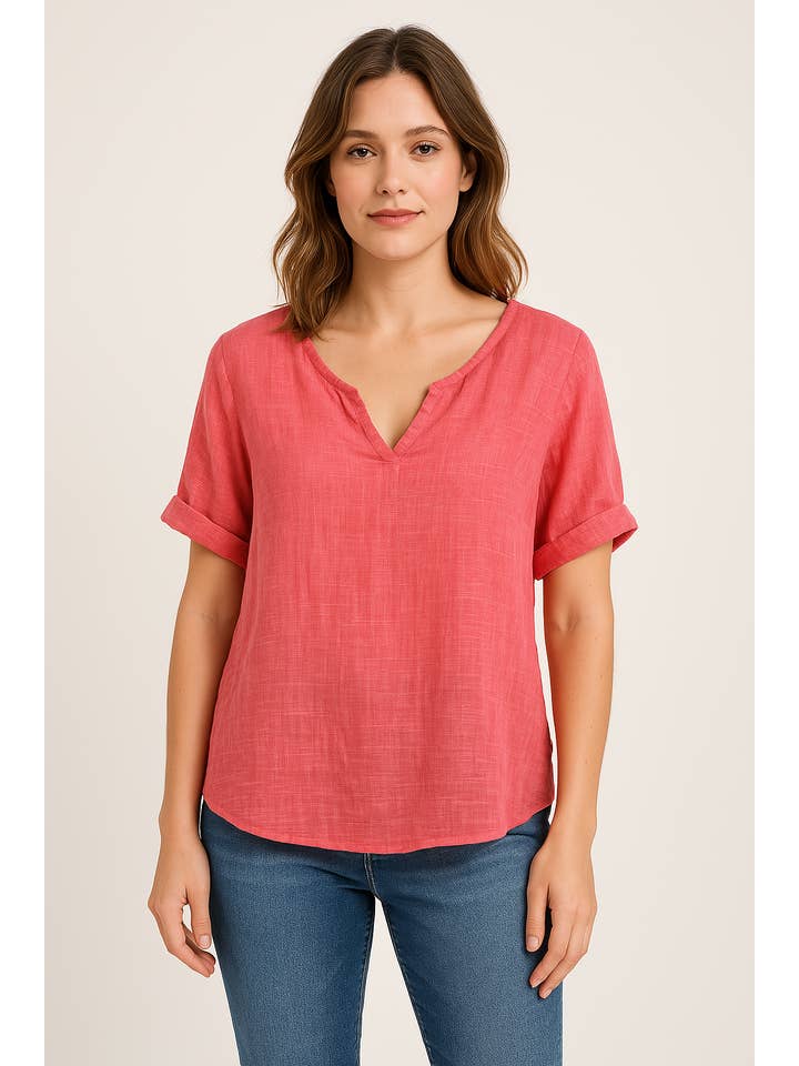 Lucy Sparks – wholesale T-shirt – women's – 100% cotton t-shirt semi sheer