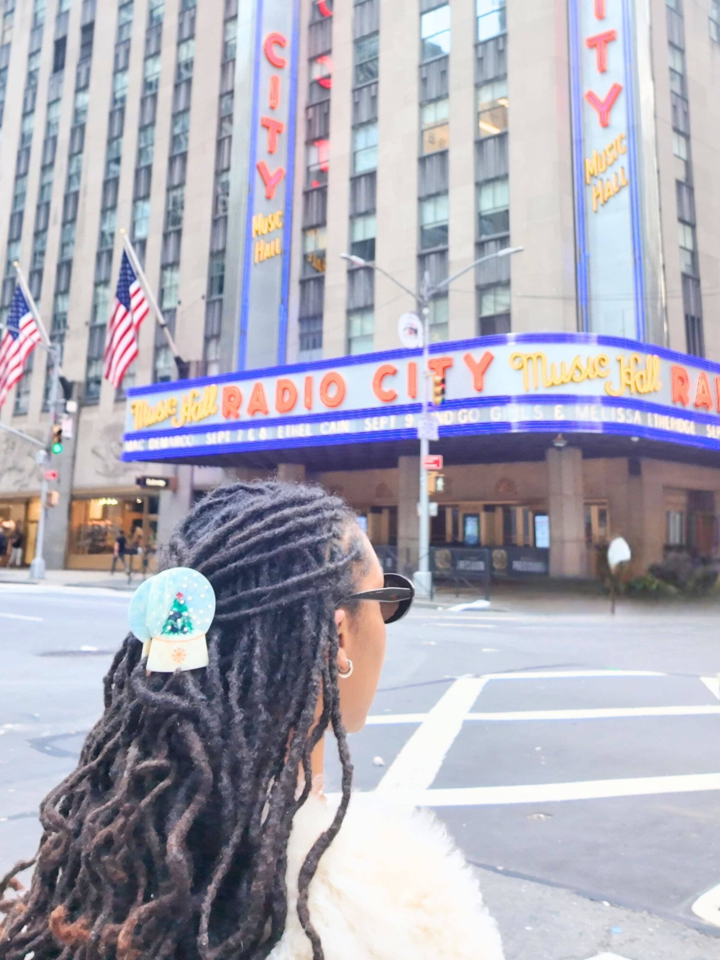 Solar Eclipse - Wholesale Hair Clip - Women's - Hand-painted Snow Globe Claw Hair Clip | Eco-Friendly3