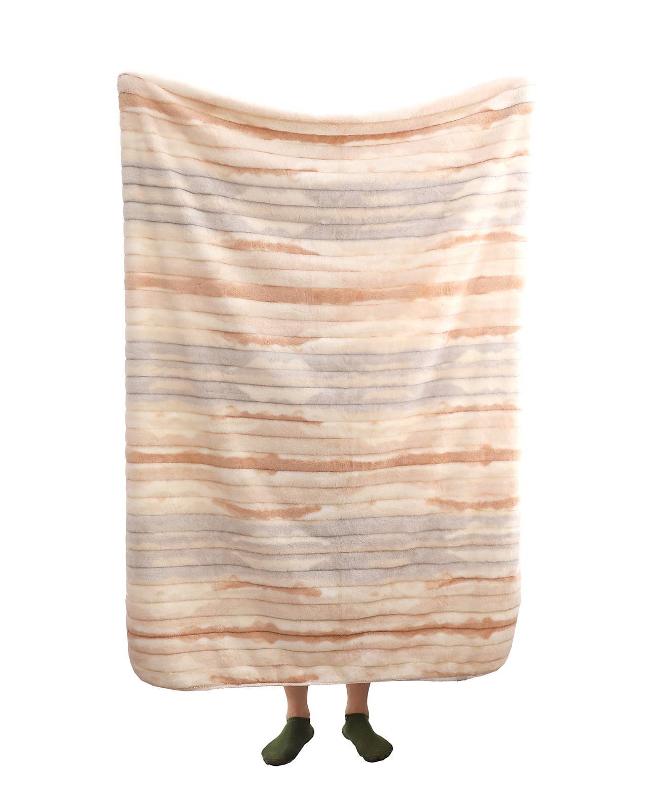 Duke Imports - Wholesale Throw Blanket - "S'mores" Faux Fur Plush Throw Blanket -50"x70"2