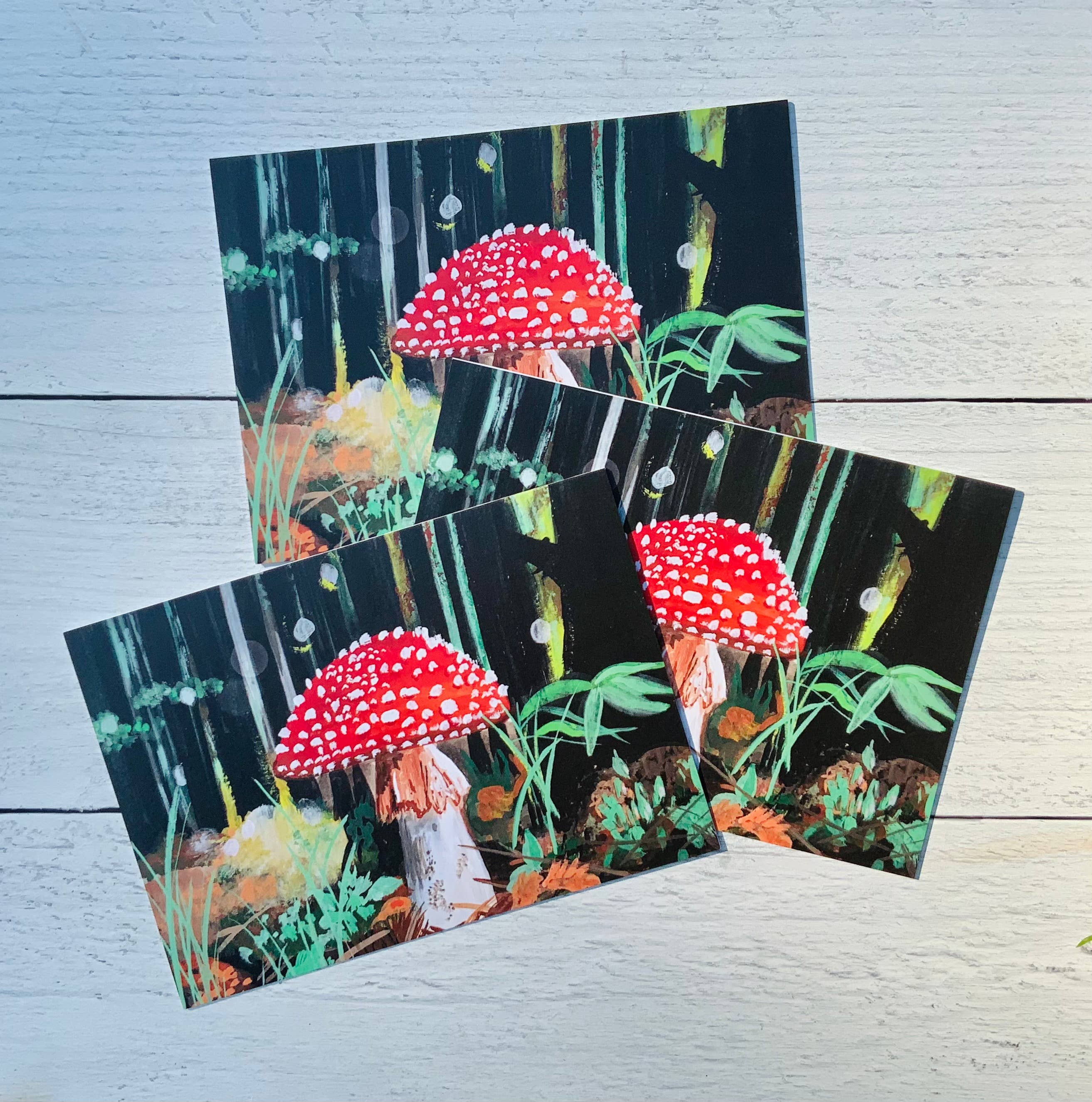 A Quartzy Life - Wholesale Everyday Greeting Card - Dramatic Mushroom Forest Card2