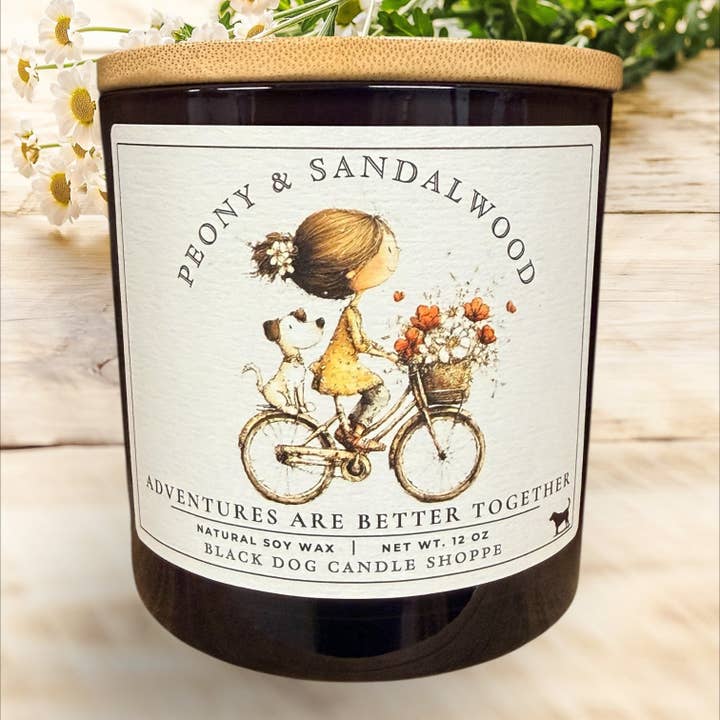 Adventures Are Better Together Double Wick for wholesale by The Black Dog Candle Shoppe