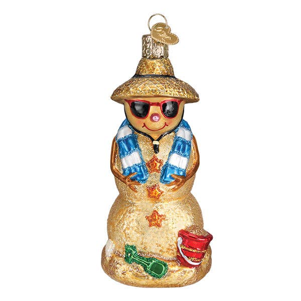 Old World Christmas - Wholesale Ornament - Sand Snowman Ornament1