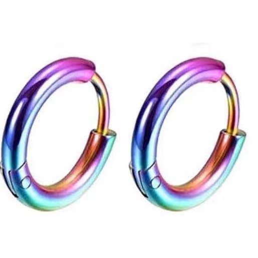 Solid Color Stainless Steel Plated Earrings for wholesale by Gooddiy
