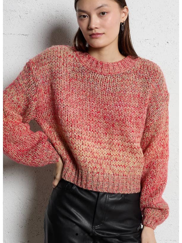 The Korner - USA - Vente Pull en maille – femme - T24203301 - Pull en tricot à manches bulles pour femmes6