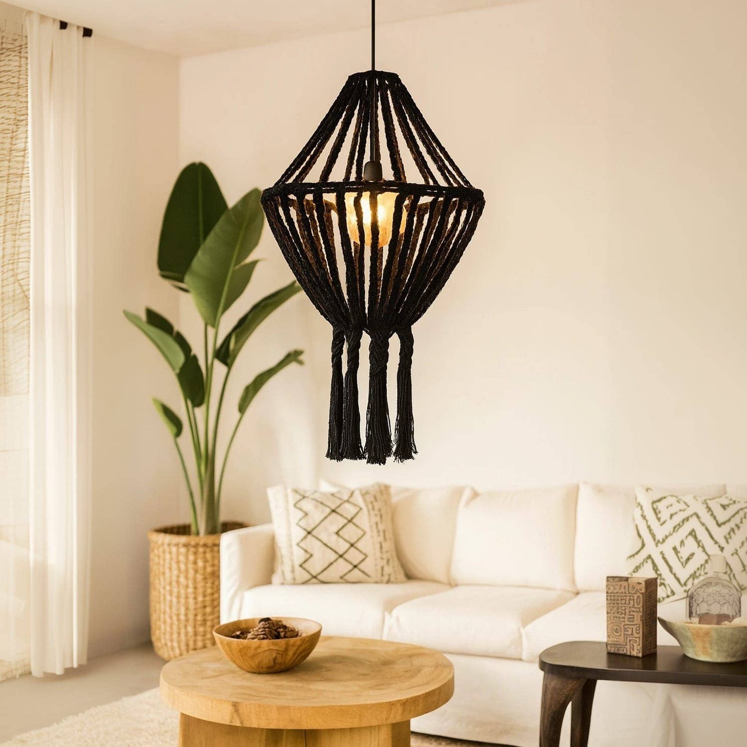 Etnico del Mondo - Wholesale Chandelier/Hanging Light - Macramé Chandelier Waterfall Mchand-03 #21