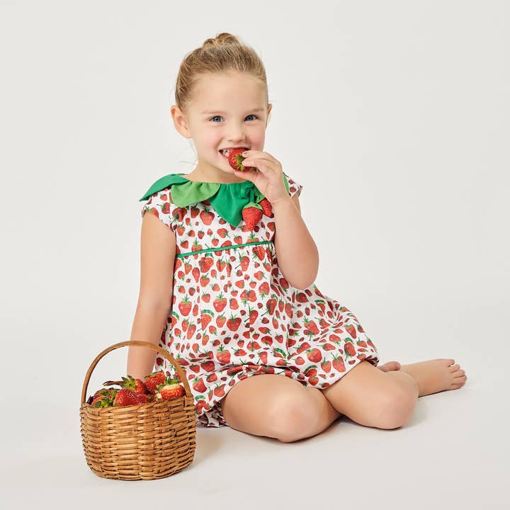 Little Goodall - Vente Barboteuse – bébé - Barboteuse Very Hungry Caterpillar™ en forme de feuille de fraise2
