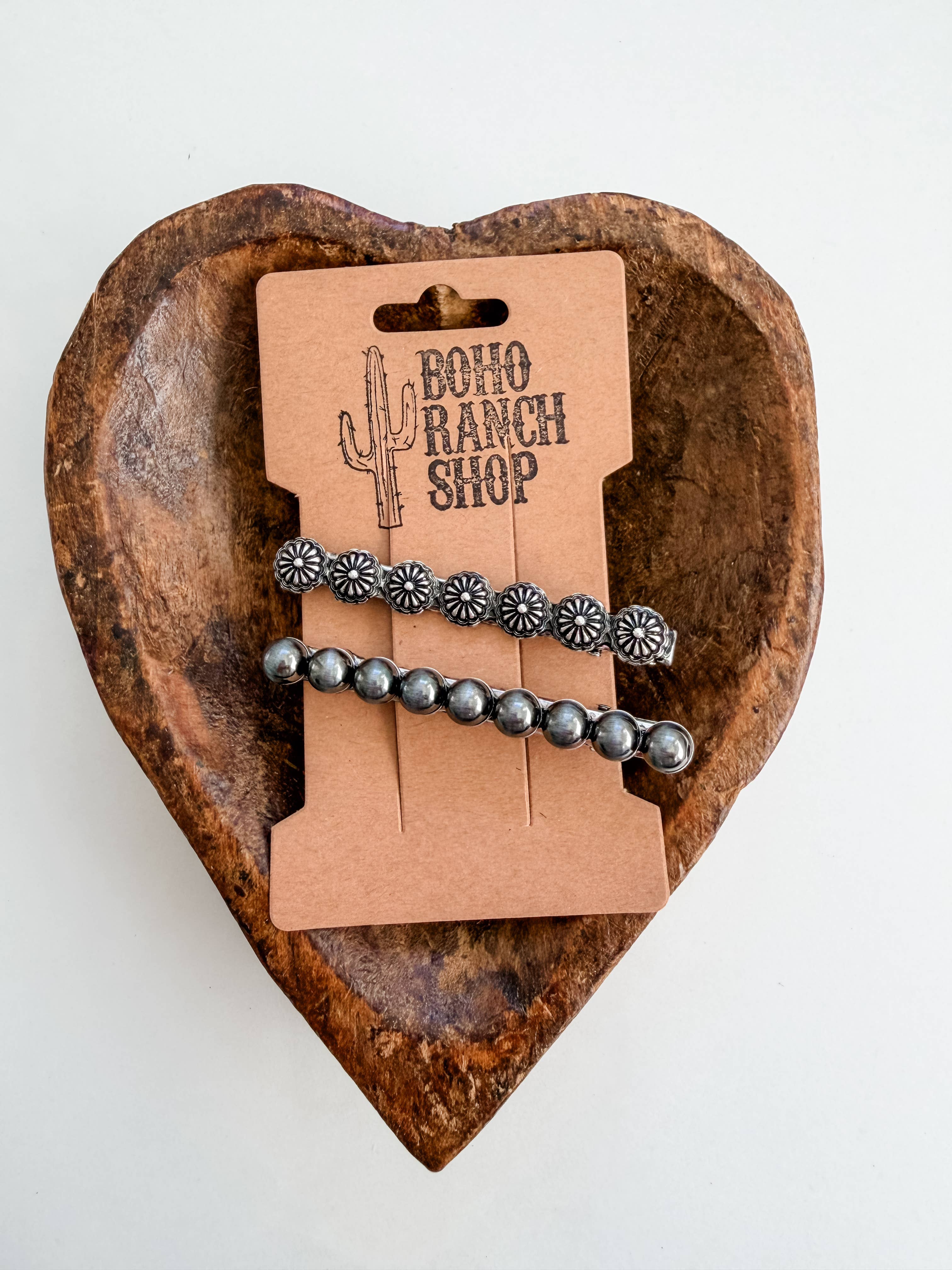 Boho Ranch Shop - Vente Épingle à cheveux – femme - Ensemble d'épingles à cheveux western - Barrettes concho4