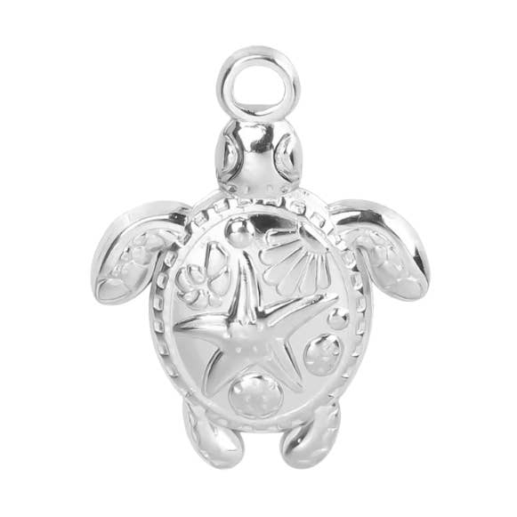 Turtle Starfish Silver for wholesale by Coco Luna Collection