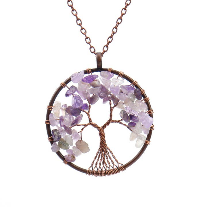 Gypsy Soul - Wholesale Pendant/Charm Necklace - Spirit Tree Bronze Necklace - 12 necklaces6