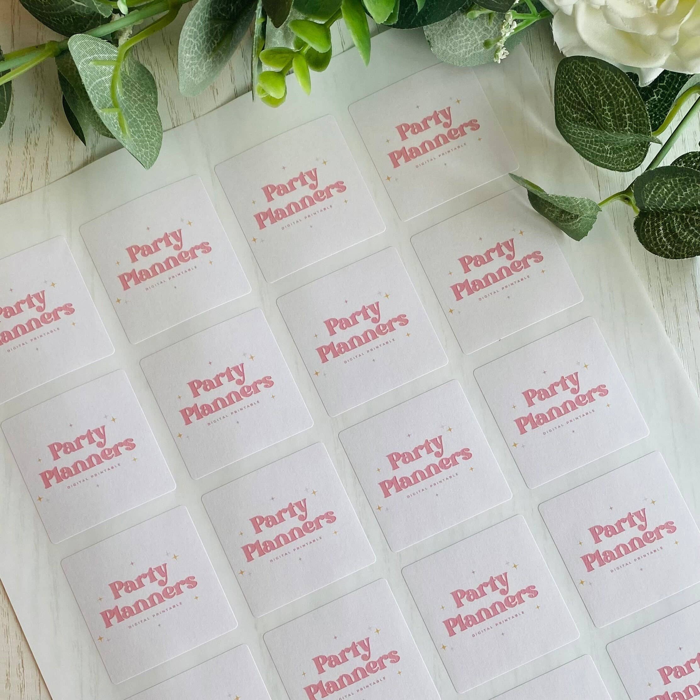 SR Creative Studio – Adesivo por atacado – Autocolantes Personalizados com Logotipo, Mate, Folhas A41