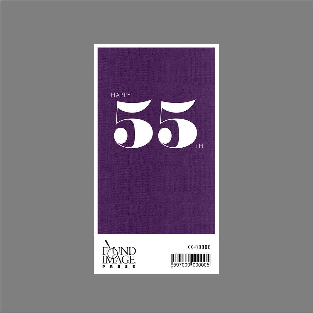 Found Image Press - Wholesale Sticker - Sticker HB-477 Happy 55th1