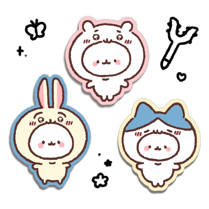 Chiikawa Bimbo Stickers for wholesale by Bunhiry