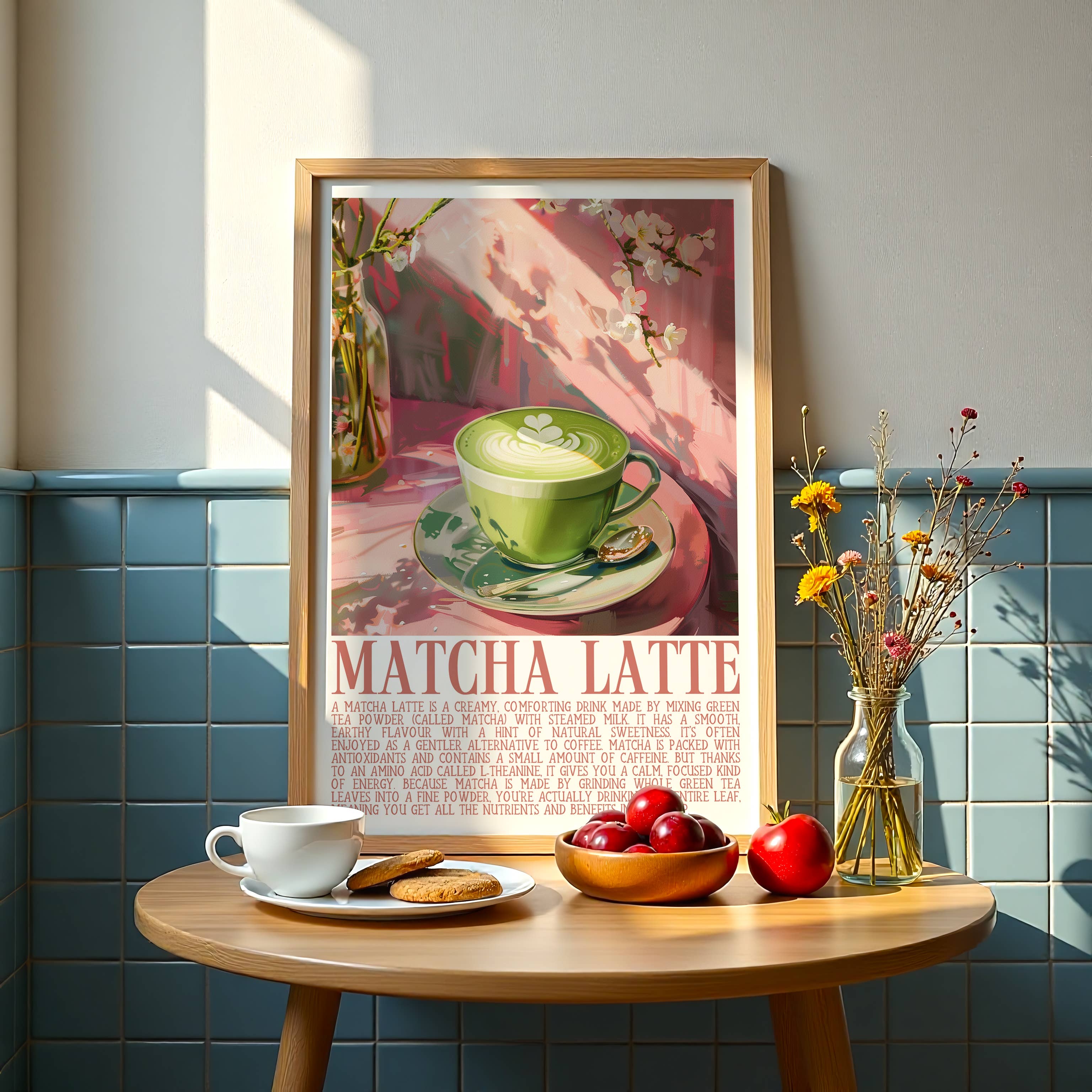Mother & Sun Studio - Vente Poster - Affiche de Matcha Latte1