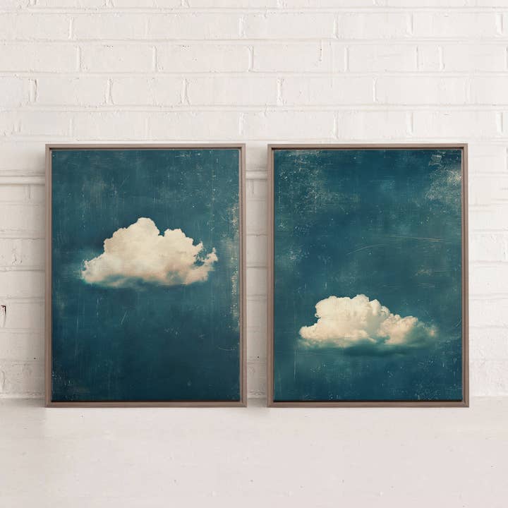 Oleka Canvas - Wholesale Gallery Wall Set - TWILIGHT BLUE SET, canvas wall art print