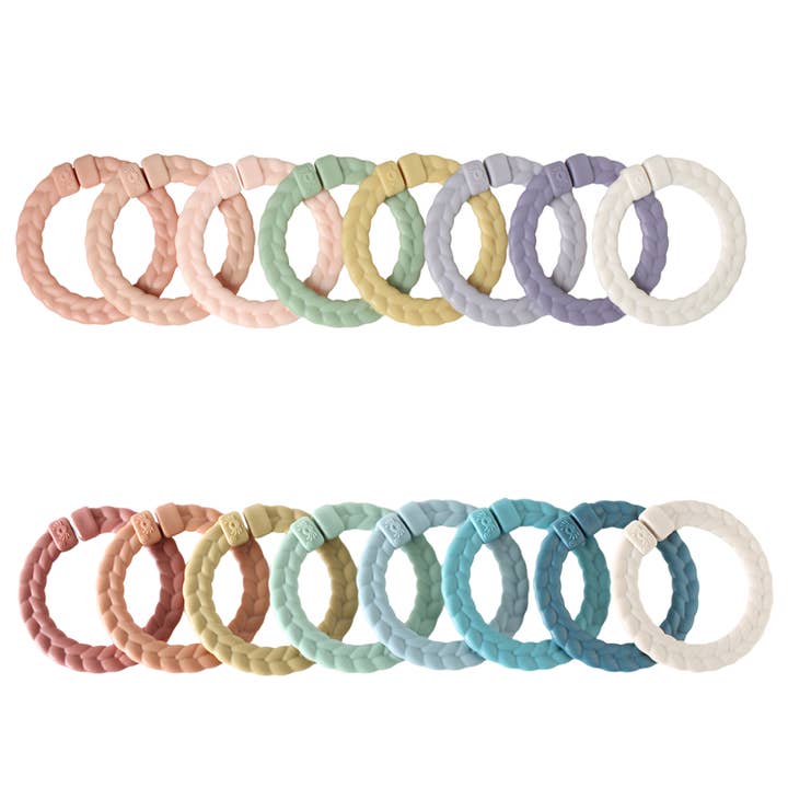Itzy Ritzy - Wholesale Handheld Rattle - Baby - Bitzy Bespoke Itzy Rings™ Linking Ring Set0