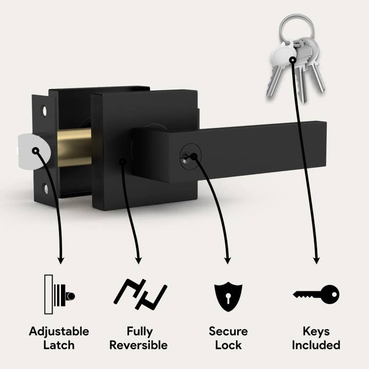 Mega Handles - Wholesale Knob/Pull - Robell Single | Entry Lever Door3