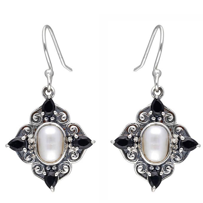 Black Onyx & Pearl Solid 925 Silver Dangle Earrings Jewelry and other Purchase Wholesale black onyx. Free Returns & Net 60 Terms on Faire trending on Faire.