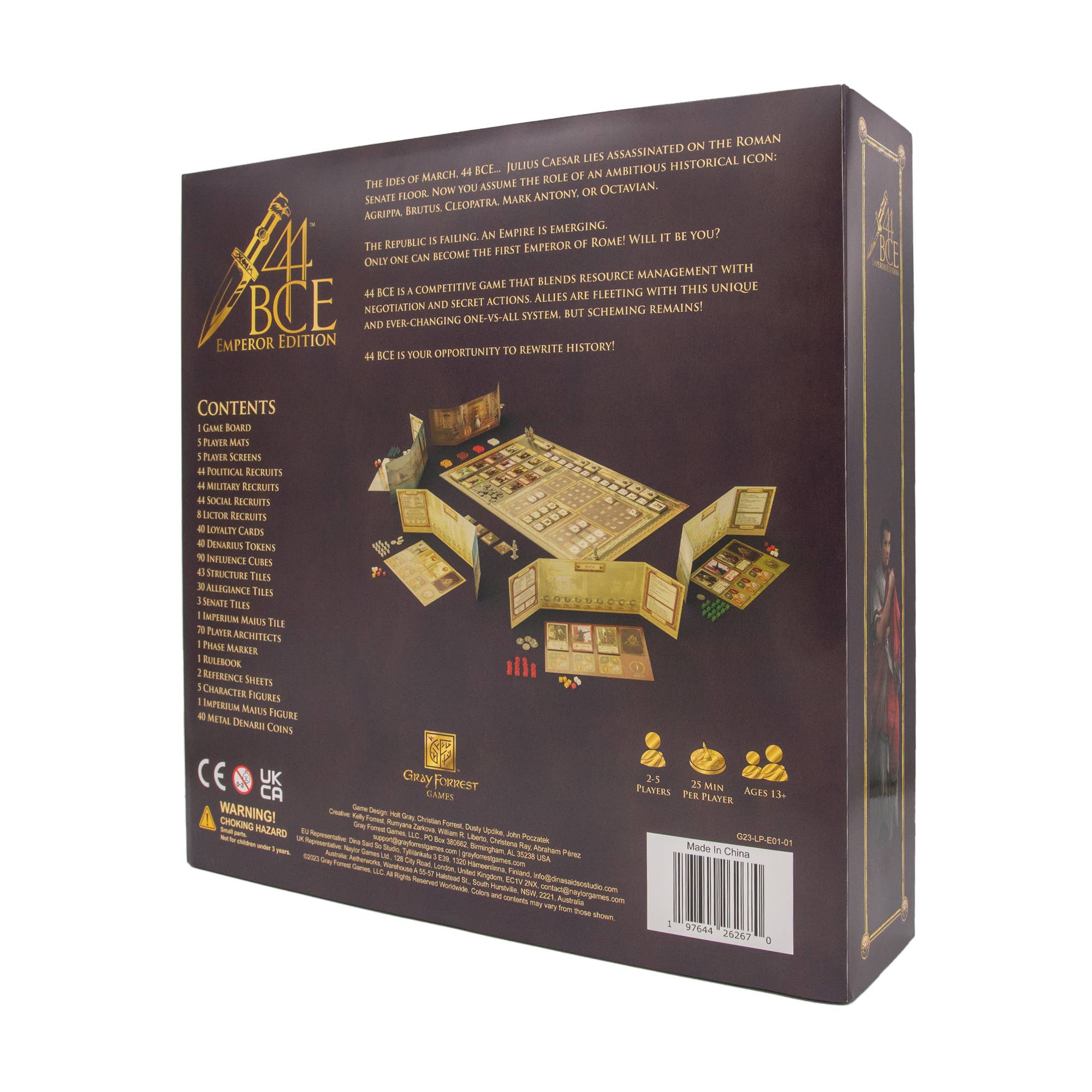 Bridge Distribution - Wholesale Board Game - 44 BCE: A Game of Strategy and Betrayal10
