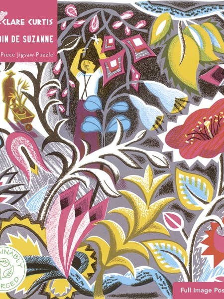 Clare Curtis: Jardin de Suzanne 1000 bitar hållbart pussel för wholesale av Texas Bookman