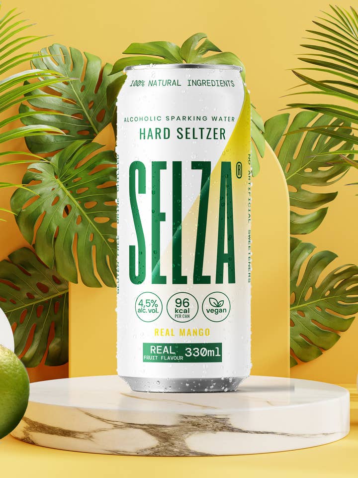 SELZA Hard Seltzer - Mango, 12 x 330 ml (copia) para venta al por mayor de SELZA