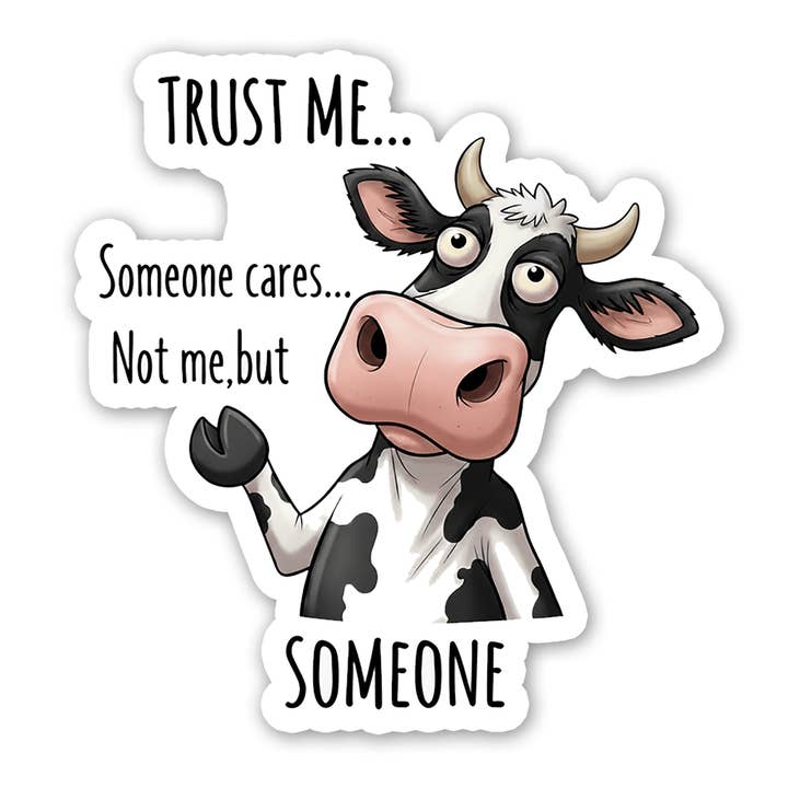 Någon bryr sig-klistermärke för wholesale av Sticker Atlas