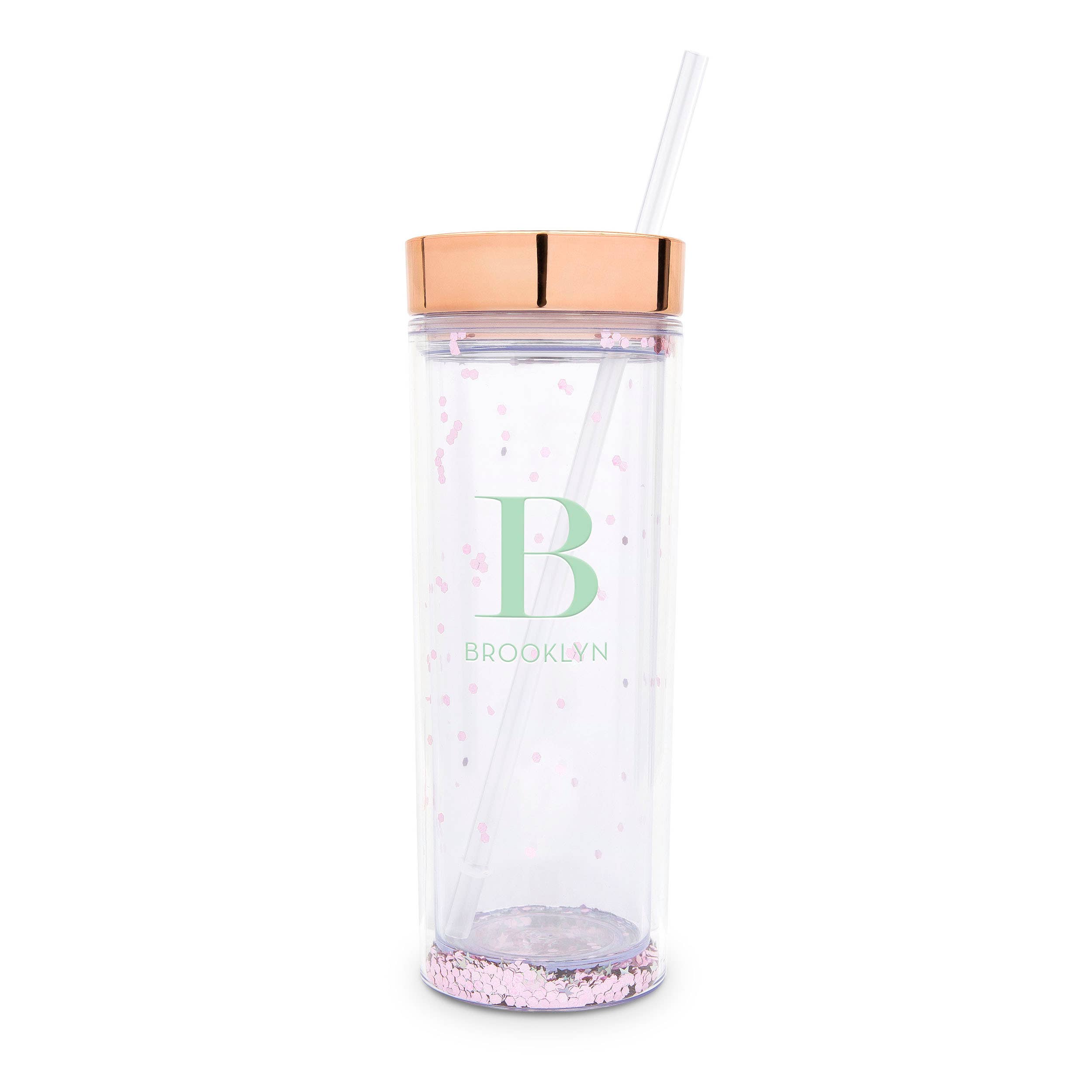 Weddingstar Inc. – wholesale Insulated mug/tumbler – 17 oz. Insulated Plastic Drink Tumbler-Modern Serif Monogram21
