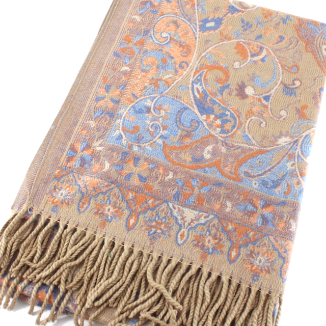 Pretty Persuasions - Wholesale Scarf - Women's - S23283 Paisley Sprigs Scarf15