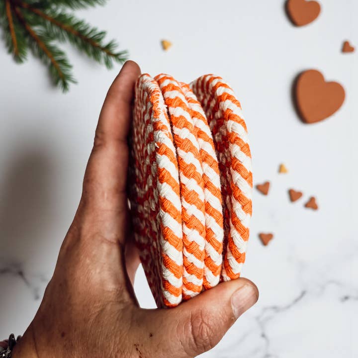 Gia Roma - Wholesale Coasters - Christmas Coaster Sets Handmade, Candy Cane Holiday Decor67