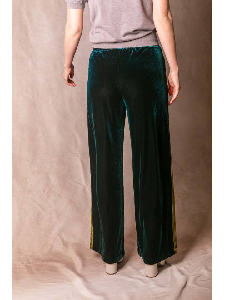 Before You Collection - Wholesale Pants - Women's - Velvet Contrast Side Stripe Wide Leg Pants21