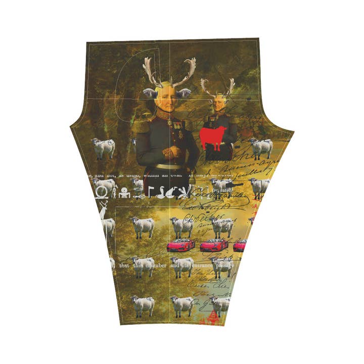 Bønes and Balløøns - Vente Pantalon d'intérieur/de jogging – homme - Pantalon de survêtement à imprimé intégral BOVINE pour hommes5