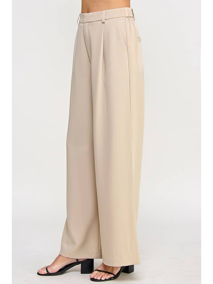 Allie Rose - Wholesale Pants - Women's - Pleat Front Drapey Twill Trouser Pant10