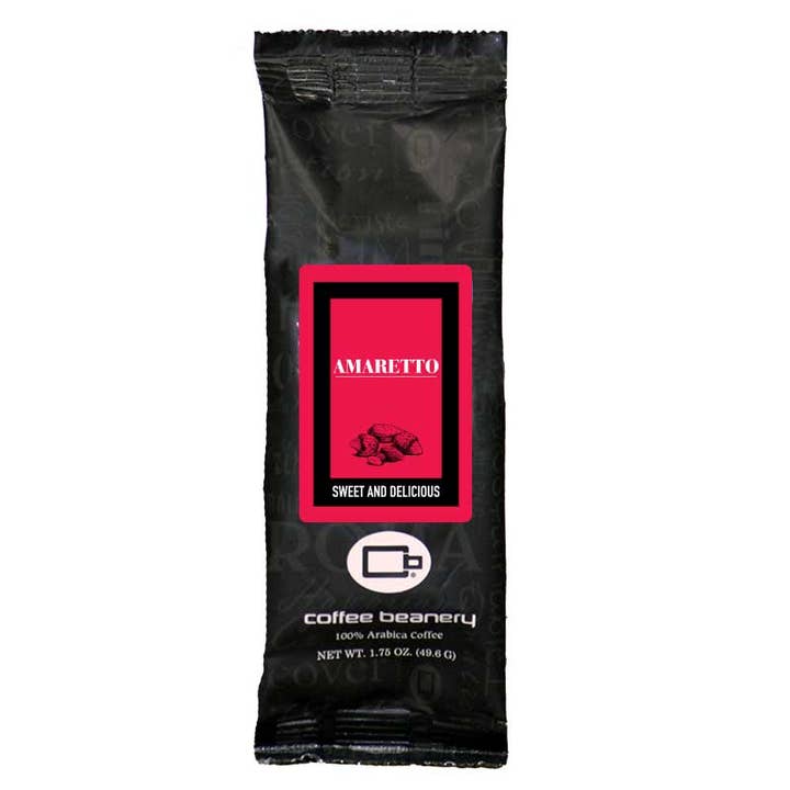 Coffee Beanery - Wholesale Ground Coffee - Amaretto Flavored Coffee | 1.75 oz One Pot Sampler