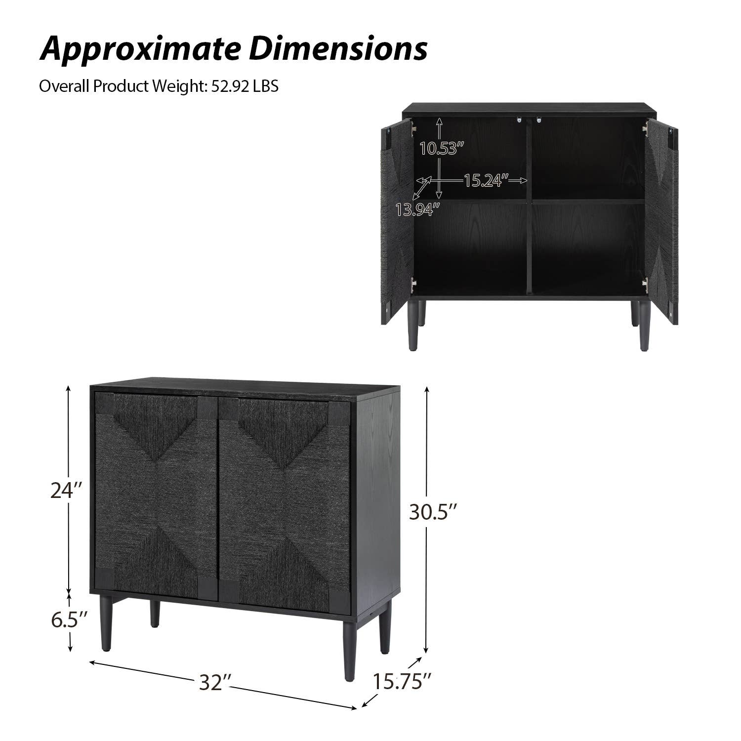 Karat Home - Wholesale Cabinet - Alois 2-Door Accent Cabinet6