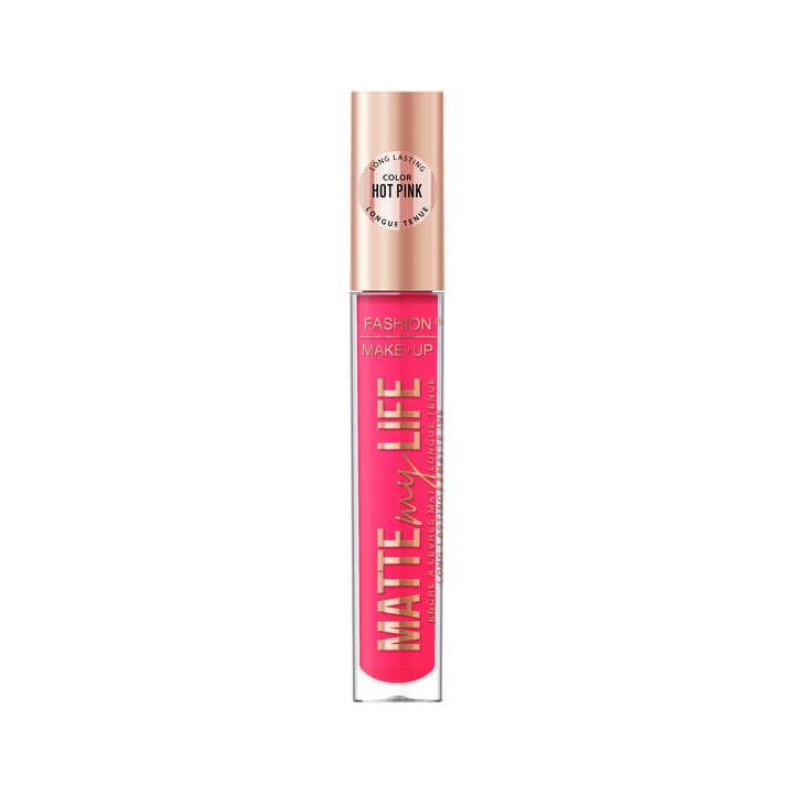 LIPGLOSS "MATTE MY LIFE" N°04 - HOT PINK - FMU for wholesale by BEAUTY FOULE DIFFUSION