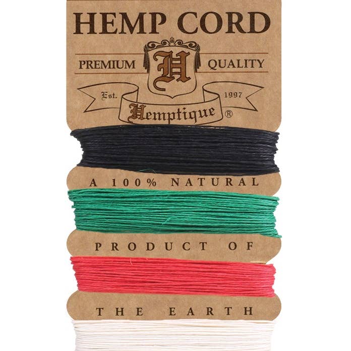 Hemptique - Wholesale Craft supplies - #10 Hemp Cord Cards