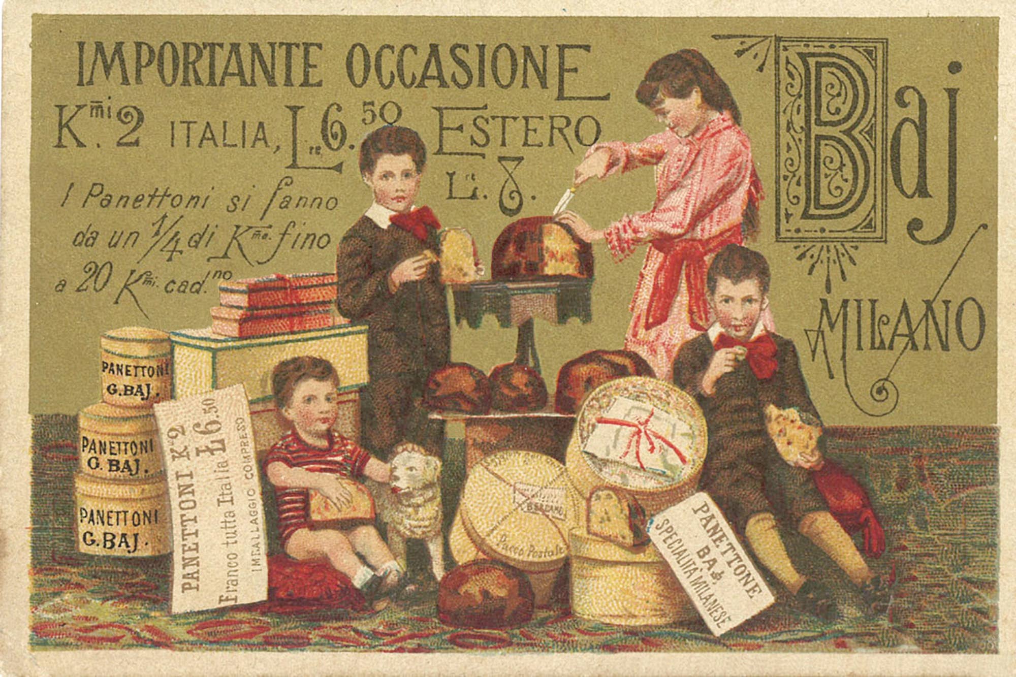 Baj  - Dal 1768 - Vente Gâteau - BAJ 1768 - Panettone à l'abricot - Boîte en métal - 1 kg3