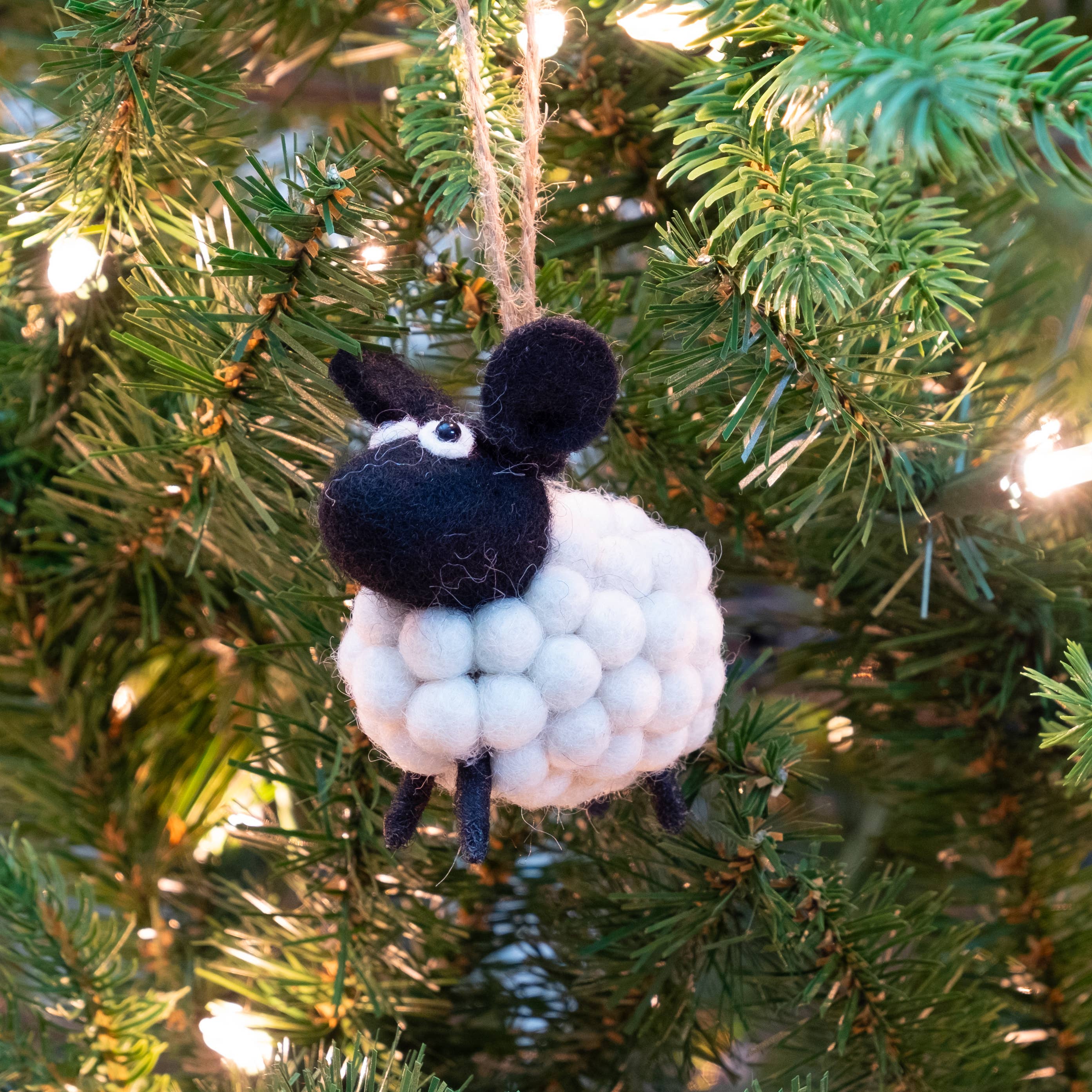The Winding Road - Wholesale Ornament - Ornament - White Ball Sheep2