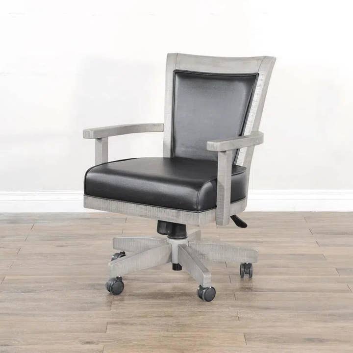 LOOMLAN – Cadeira por atacado – Conjunto de Mesa de Poker Reversível com Cadeiras Giratórias em Pele15