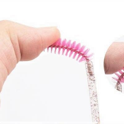 ÂME BY M - Wholesale False/Fake Eyelashes - 100 Pieces Pink Crystal Mascara Wands1