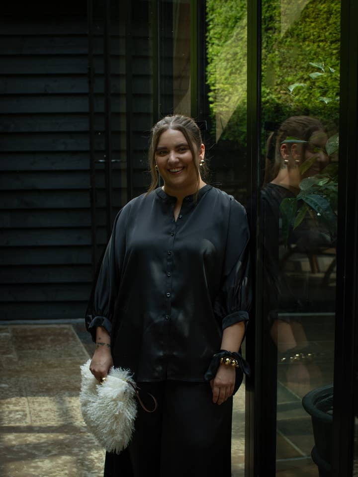 Poppy Shirt | Black for wholesale by CHALK