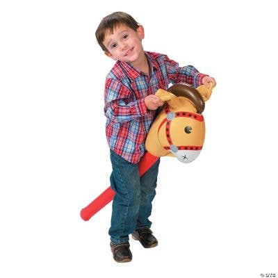 Fun Express - Wholesale Classic Toy - Kids - INFLATE STICK HORSE1
