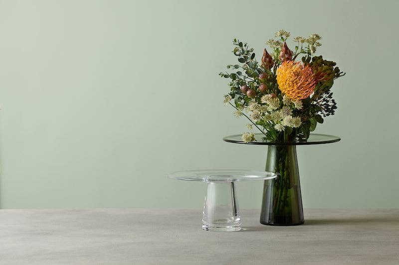 SGHR Sugahara - Vente Présentoirs à gâteaux - Calma - Carbon, 4,4 pouces1