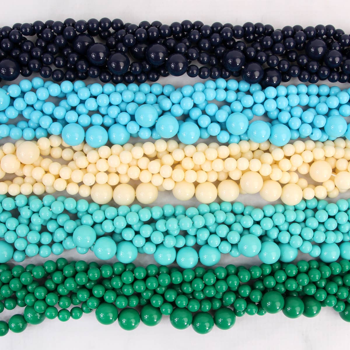 MYS Wholesale Inc - Vente Parures de bijoux - Ensemble collier ras-du-cou et boucles d'oreilles à bulles à plusieurs brins pour femmes22