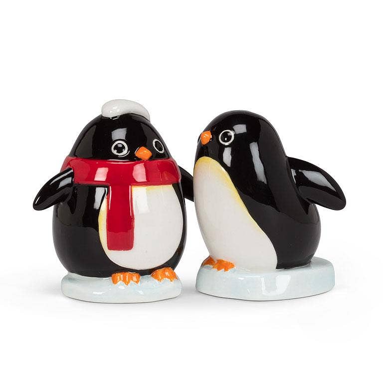 Abbott - Wholesale Salt & Pepper Shaker Set - Playful Penguins Salt & Pepper-2.5"H1