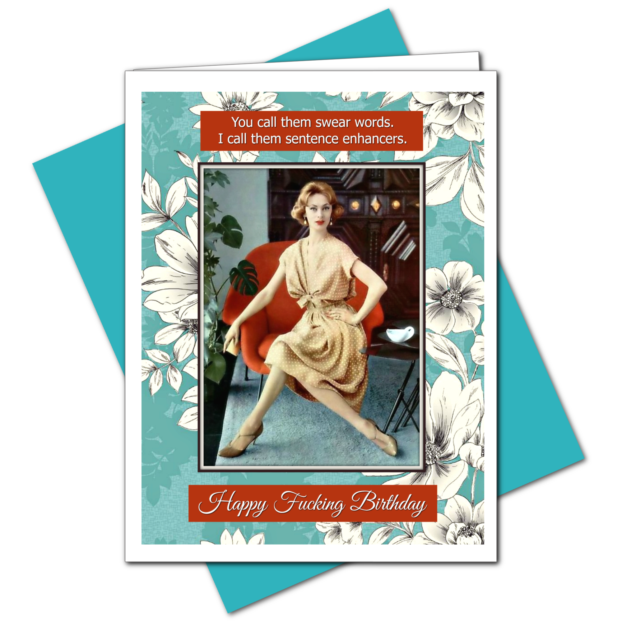 Ümlaut Brooklyn - Wholesale Birthday Card - Swear Words Birthday Greeting Card2