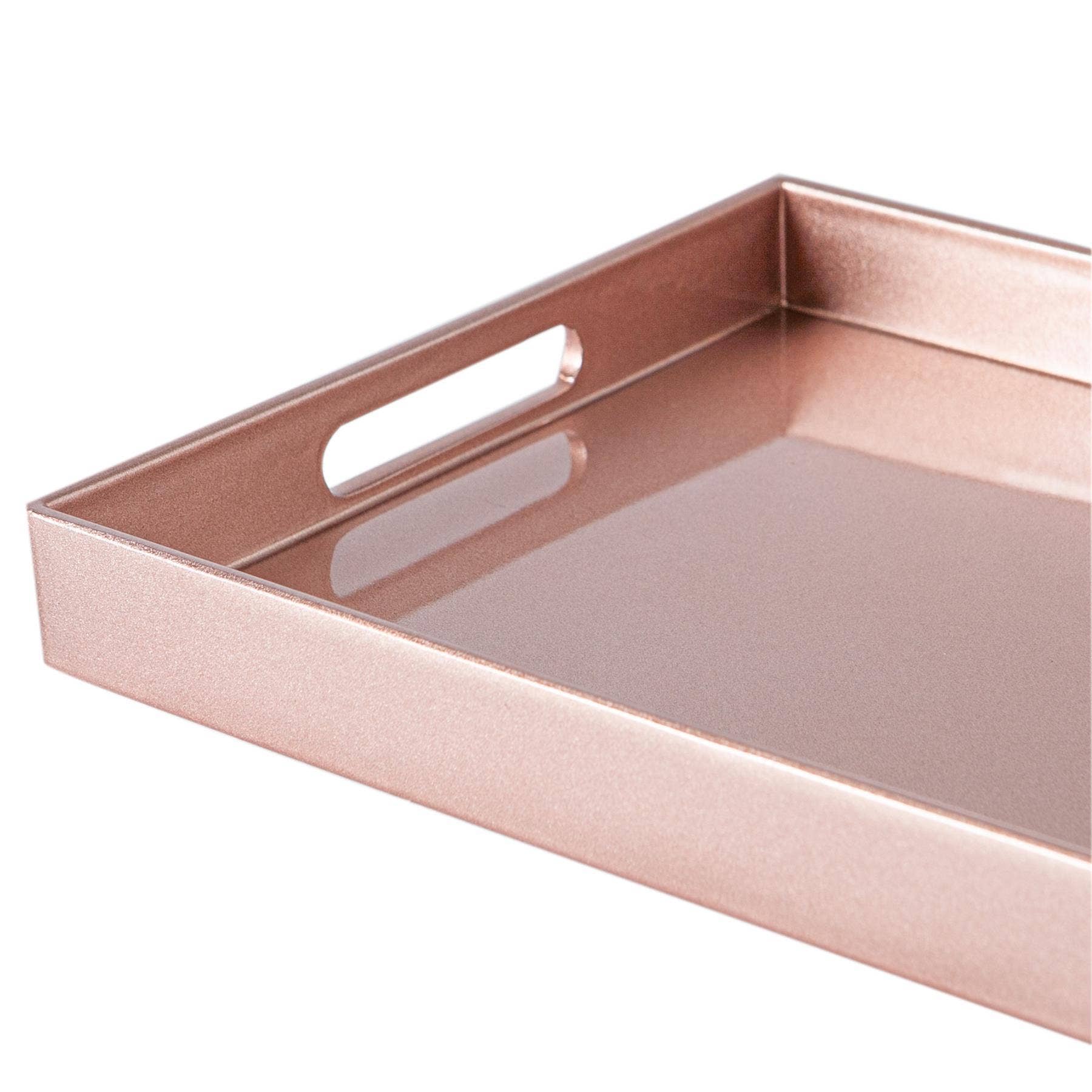 Rinkit Ltd - Wholesale Serving Tray - Argon Tableware Rectangle Serving Tray -34.5cm - Rose Gold5