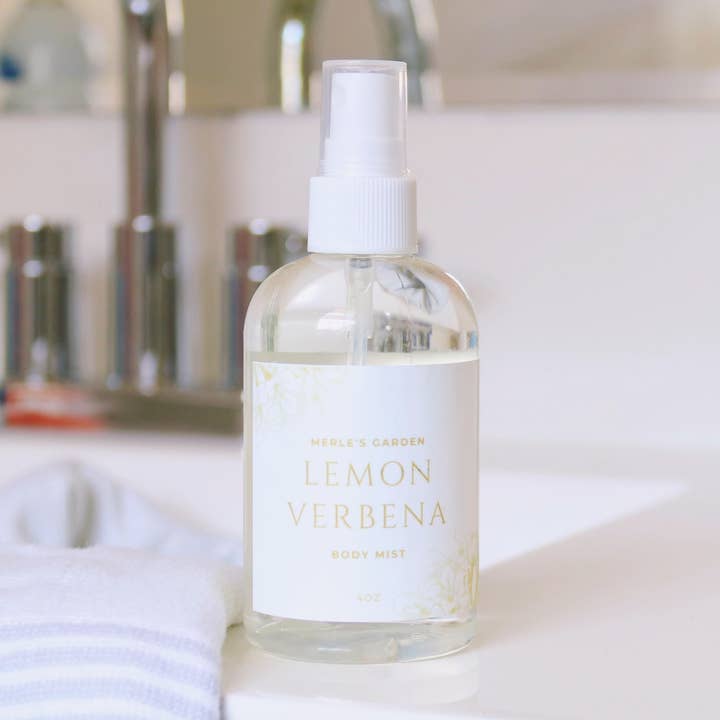 Lemon Verbena Body Mist for wholesale by Merle's Garden