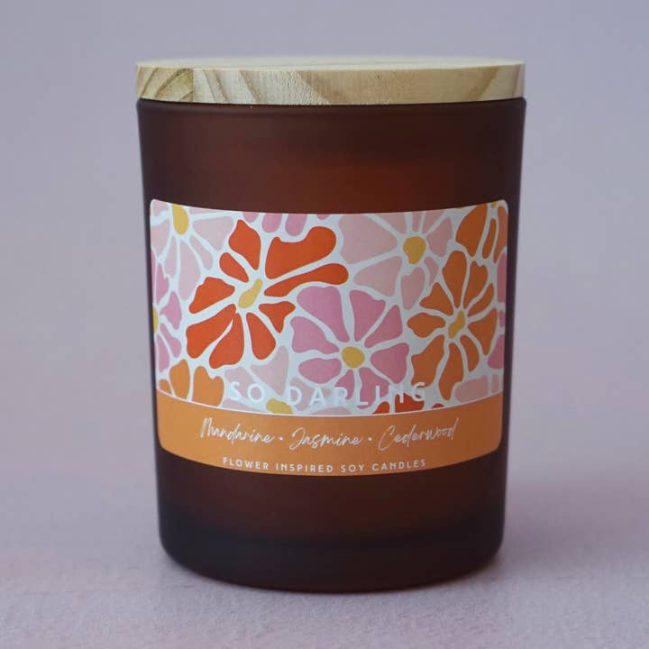 Mandarin, Jasmine & Cedarwood for wholesale by So Darling