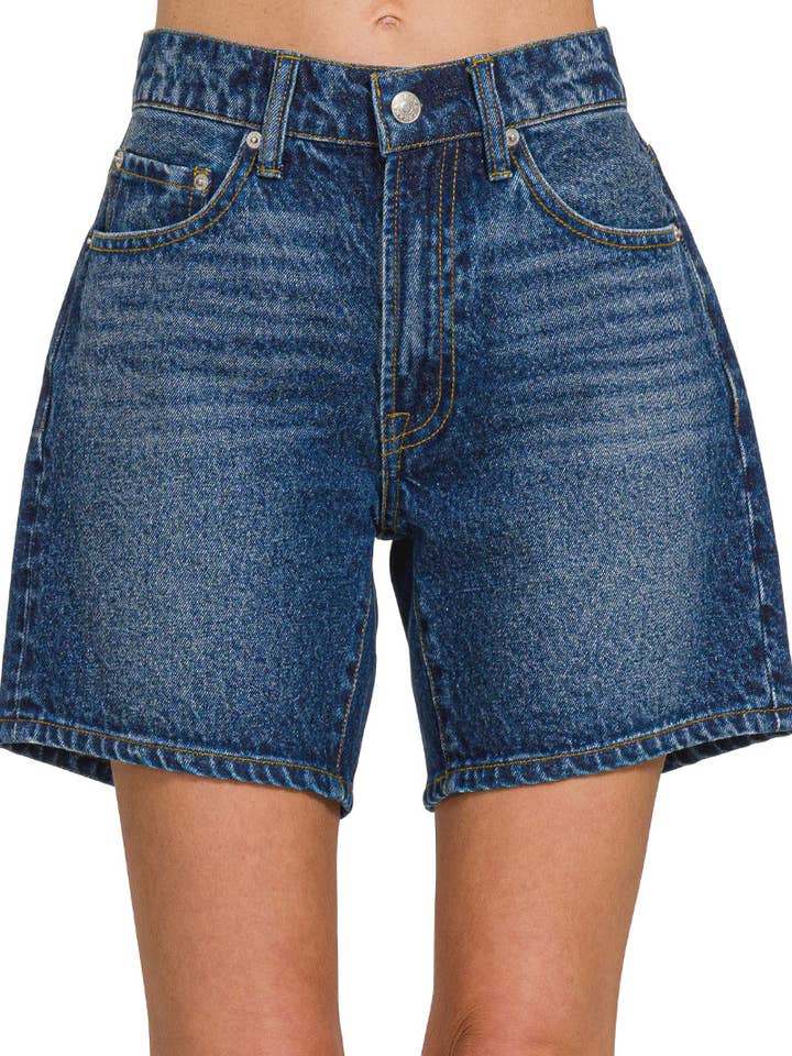 Mid Tight Denim Short Pants for wholesale by Vanilla Monkey